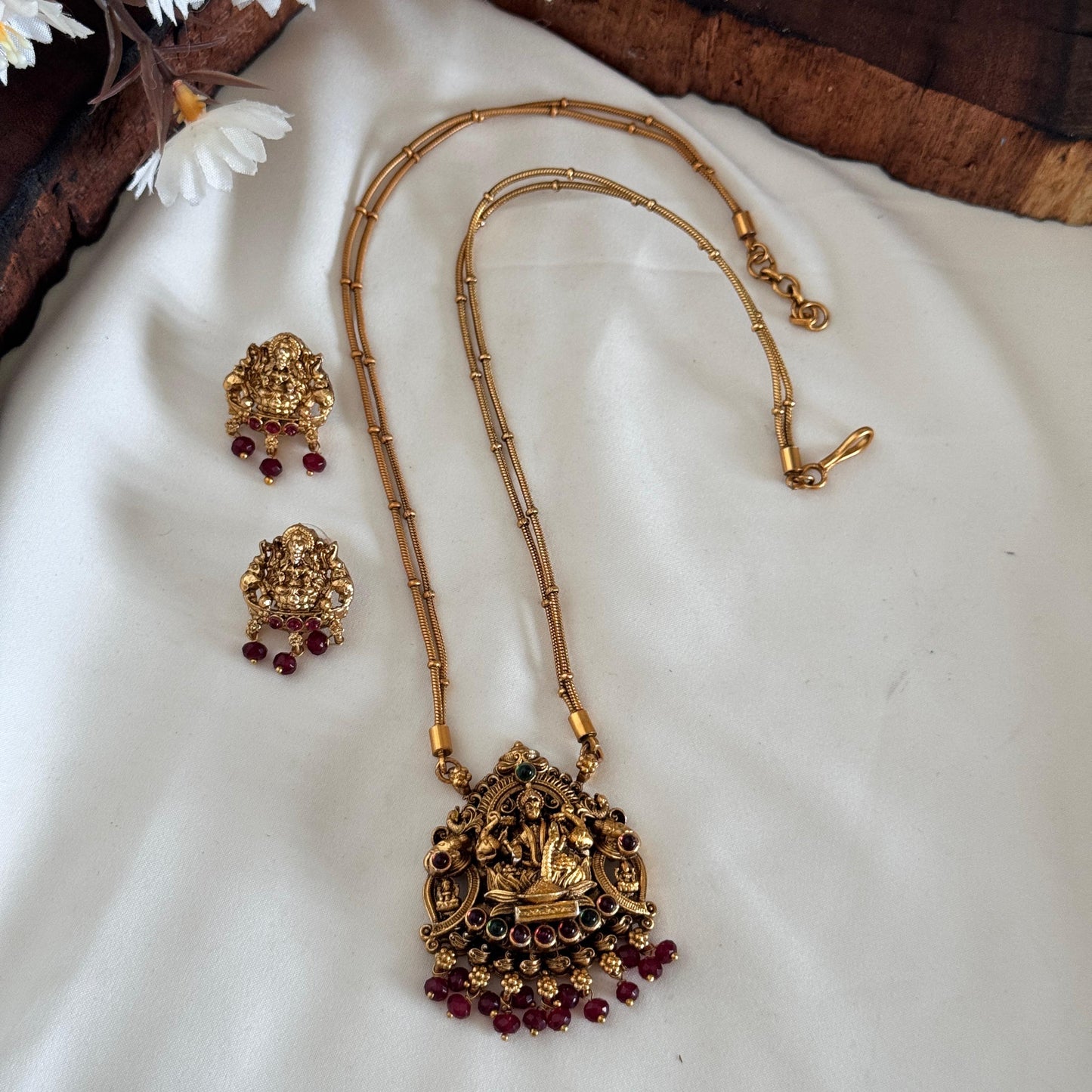 Antique Lakshmi Temple Necklace AN82