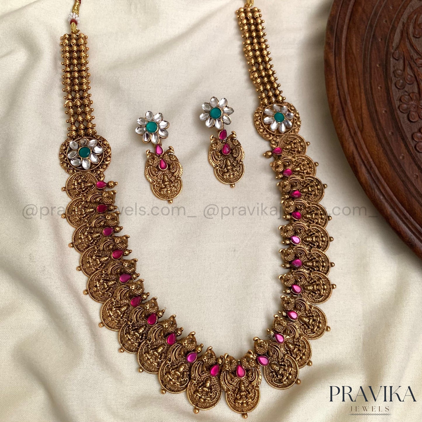 Antique Peacock Long Haram LH23