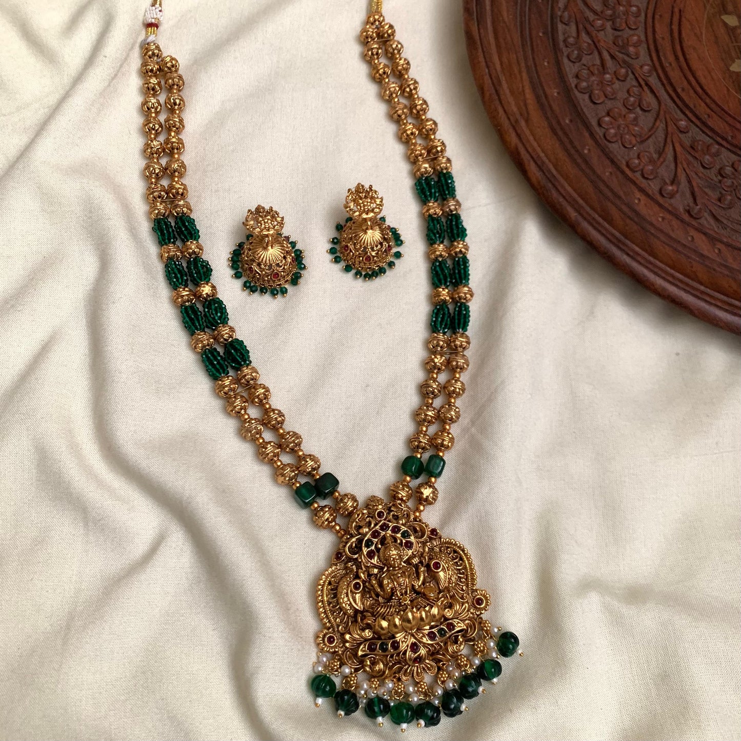 Lakshmi Long Haram with Earrings LH20
