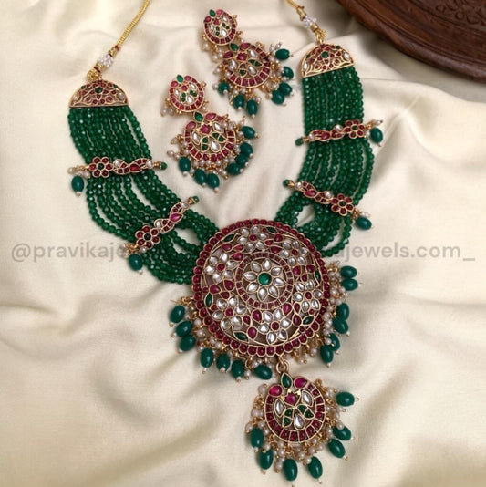 Grand Long Haram Set – Royal Mughal Elegance LH11