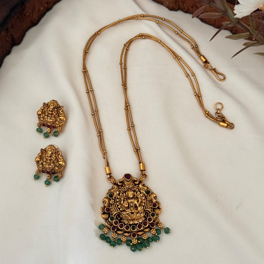 Antique Lakshmi Temple Necklace AN82