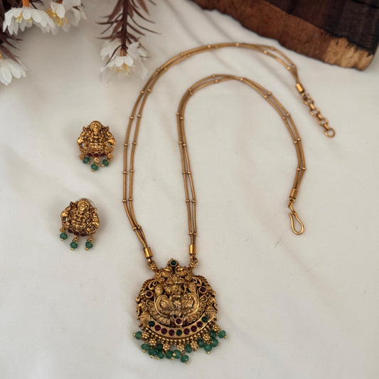 Antique Lakshmi Temple Necklace AN80