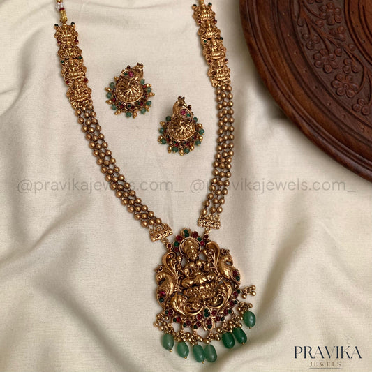Lakshmi Long Haram with Earrings LH21