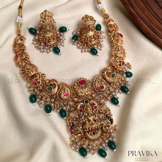 Antique Temple Necklace Set AN114