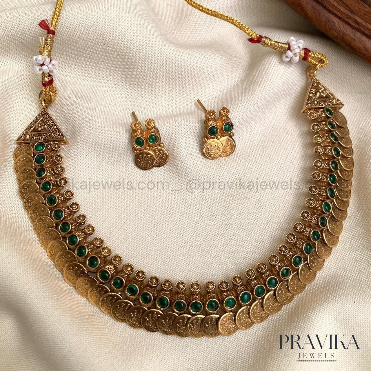 Temple Coin Necklace Set AN138