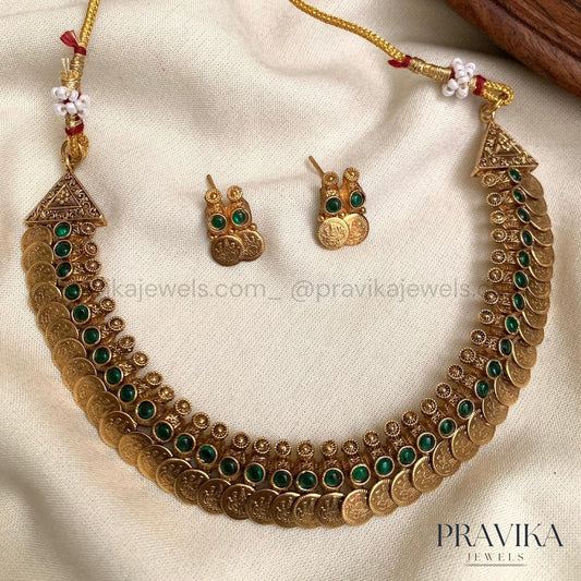 Temple Coin Necklace Set AN138