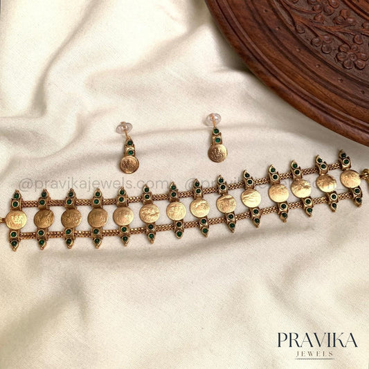 Temple Coin Choker Set AN141