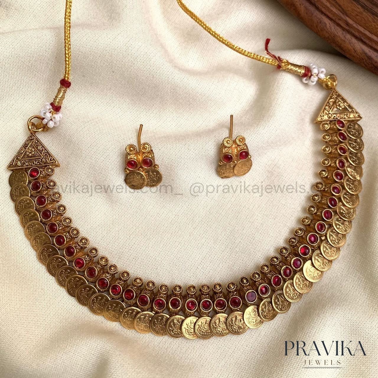 Temple Coin Necklace Set AN138
