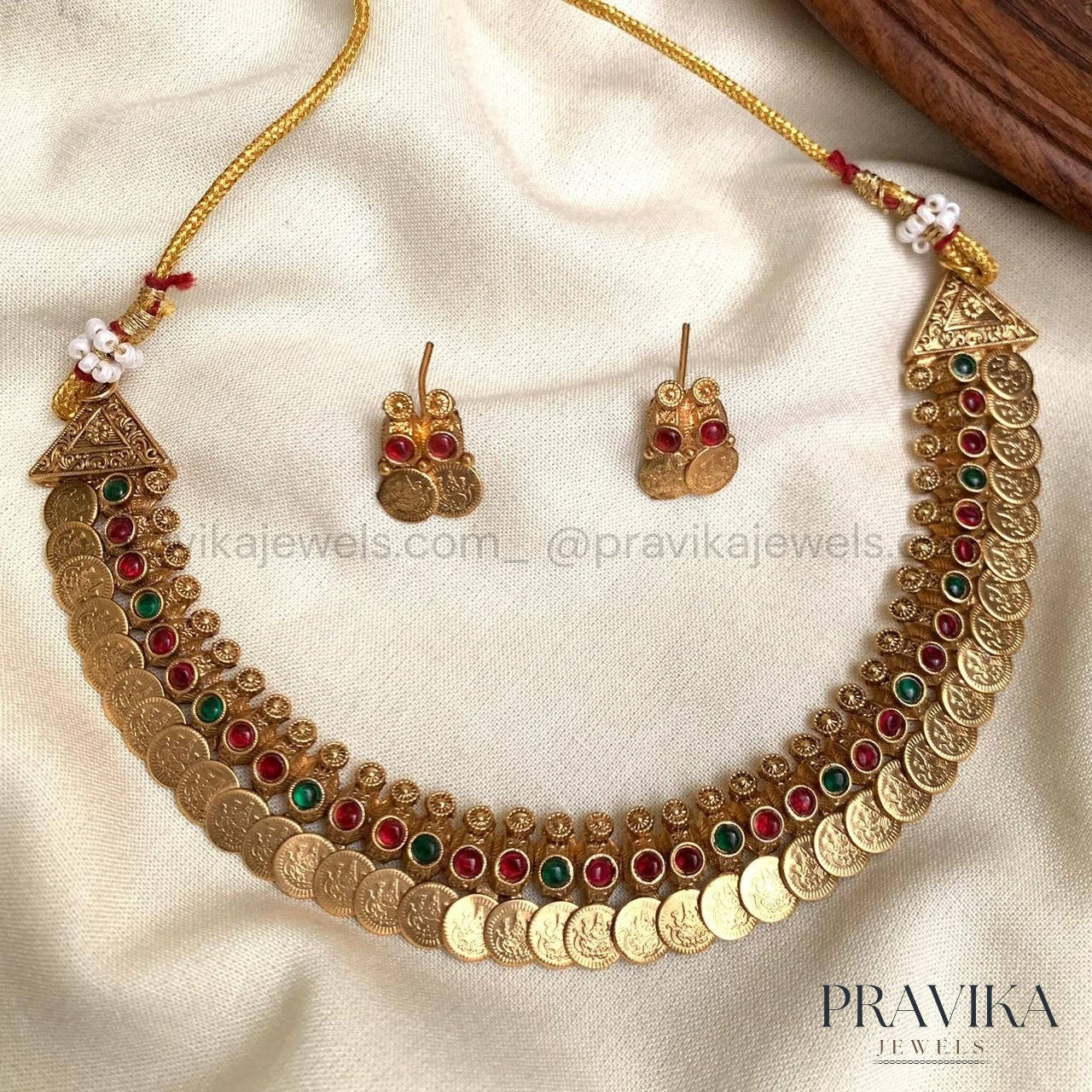 Temple Coin Necklace Set AN138