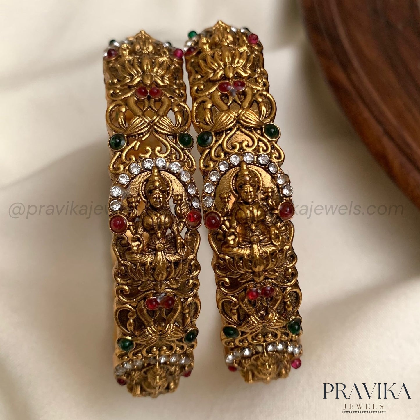 Lakshmi Peacock Temple Bangles AB26