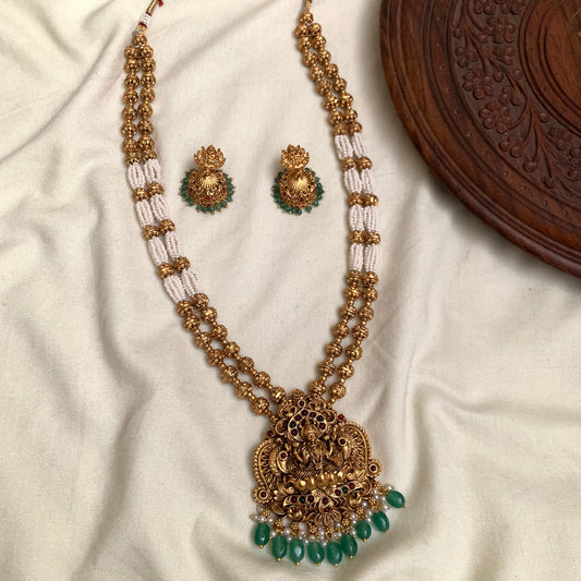Lakshmi Long Haram with Earrings LH20
