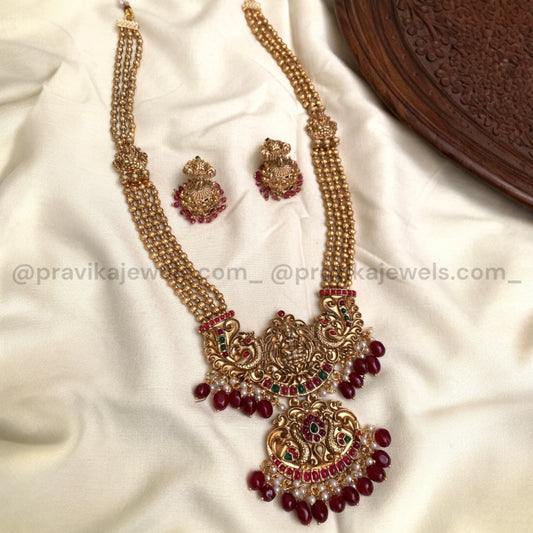 Triple Layer Lakshmi Antique Haram LH08