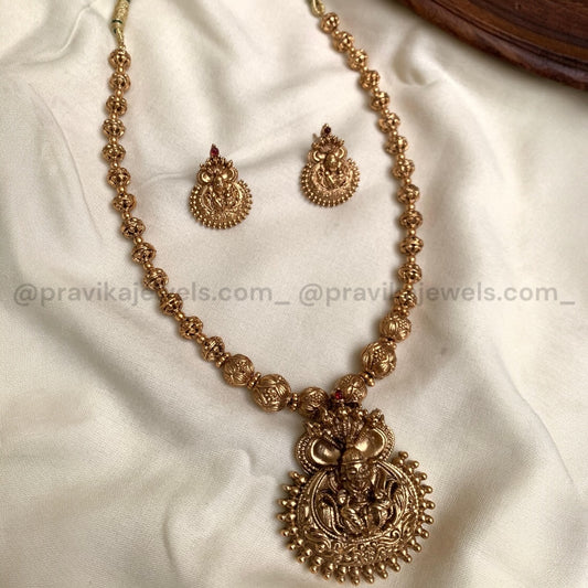 Antique Lakshmi Long Haram Set LH09