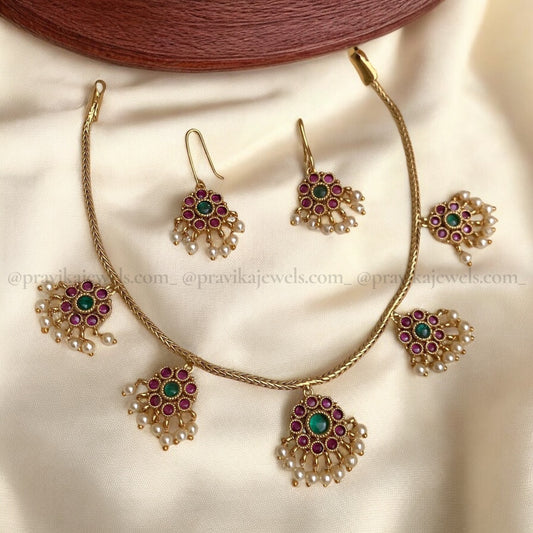 Premium Gold-Plated Invisible Necklace Set IN26