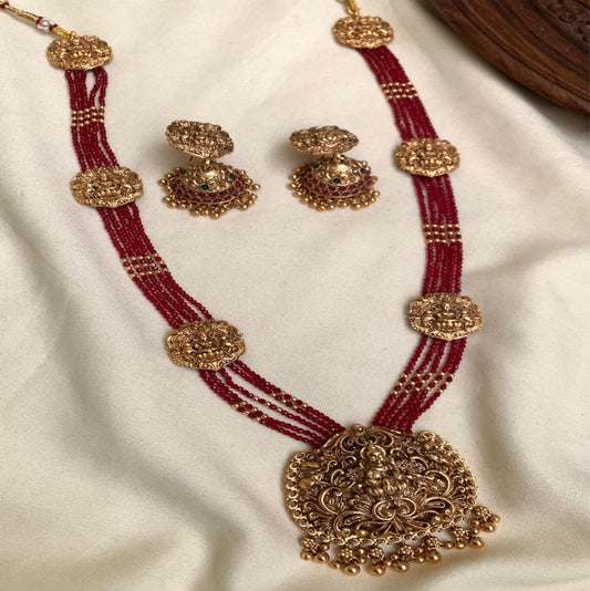 Antique Lakshmi Long Haram Set LH01