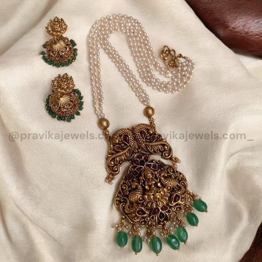Laxmi Antique Necklace  AN06