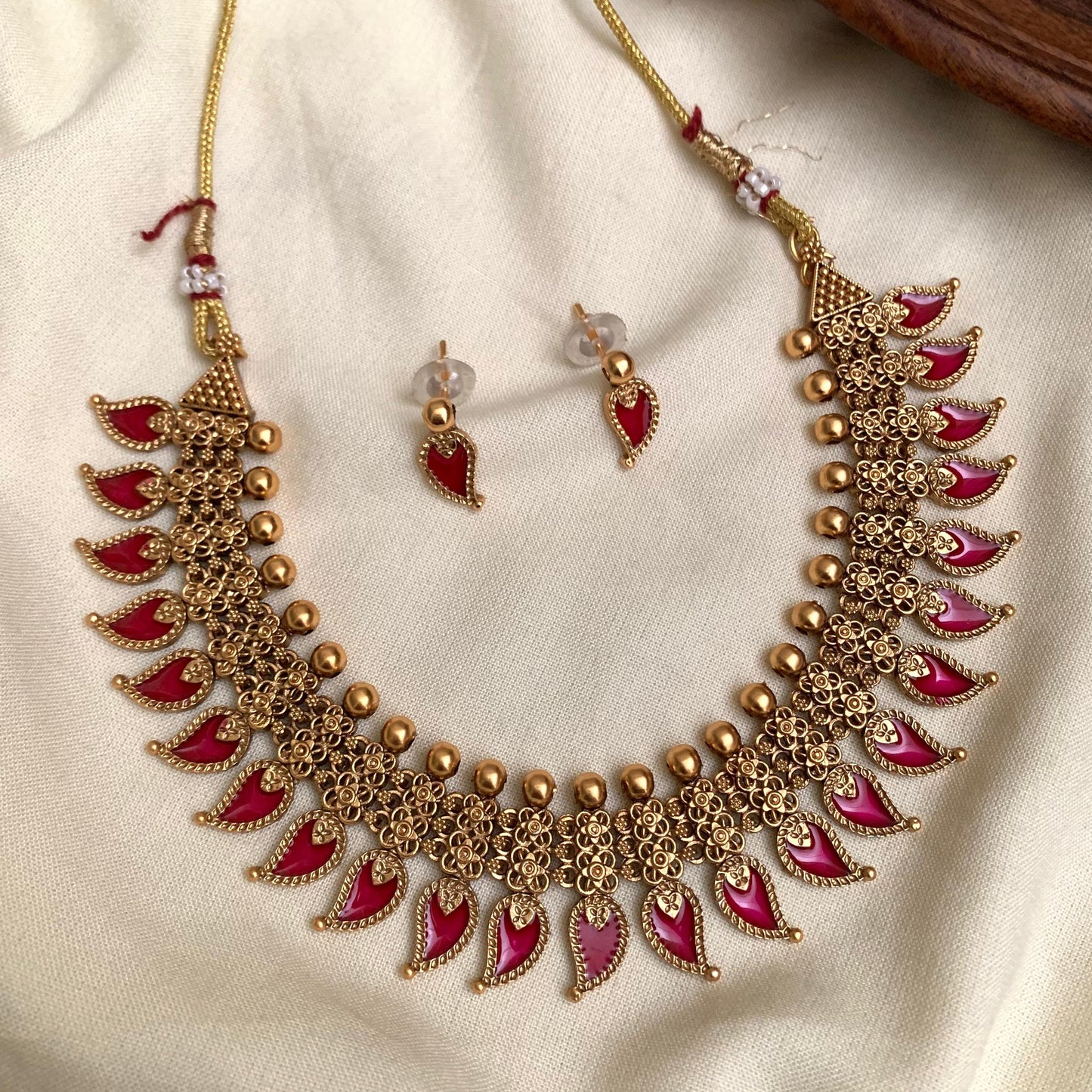 Antique Palakka Mango Necklace  AN33